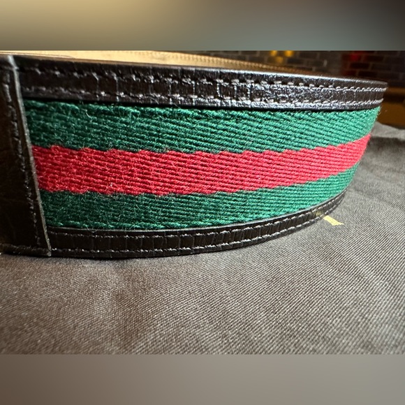Gucci web belt with buckle, size 90/36 - Picture 7 of 17